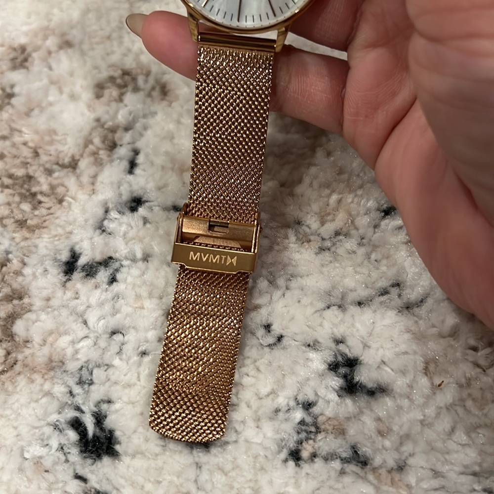 MVMT Sunset Rose Gold & Seashell Watch - 38MM - Picture 7 of 10